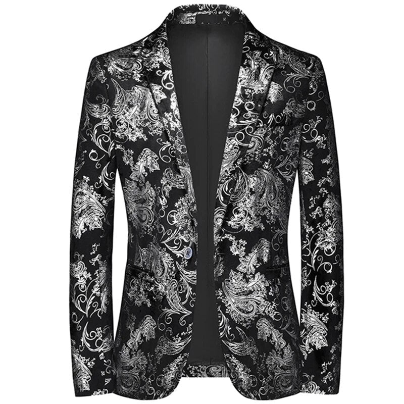 Men's grey blazer jacket featuring a modern fit and refined details, perfect for business or casual occasions. 0